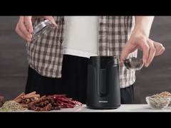 เครื่องชงกาแฟเอสเปรสโซอัตโนมัติขนาดเล็ก 40 กรัม, เครื่องบดกาแฟสีดำเคลือบถั่วเครื่องเทศขนาดเล็ก