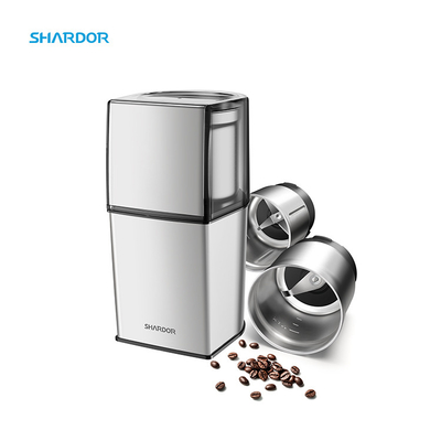 เครื่องบดกาแฟแบบชาร์จ USB แบบไฟฟ้า, เครื่องบดแบบเปียกและแบบแห้งสแตนเลส