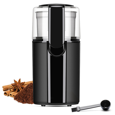 UL Plug เครื่องบดกาแฟไฟฟ้าผงหยาบสีดำเครื่องบดกาแฟสแตนเลส