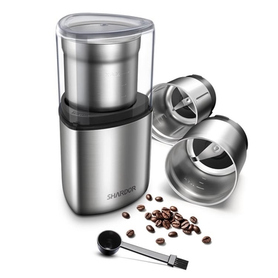 เครื่องบดกาแฟแบบกำหนดเองใบมีดขนาดเล็ก CG725 ใช้แห้งแบบแห้งใช้เครื่องบดเสี้ยนแบบถอดแบตเตอรี่ได้