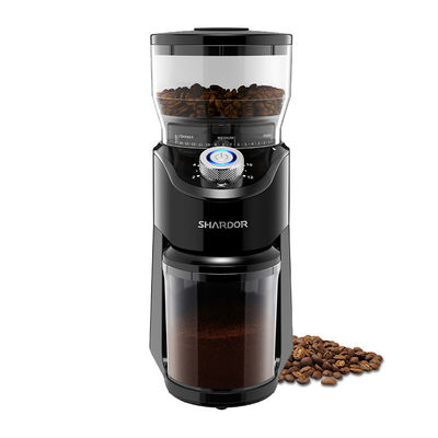 14 เครื่องบดกาแฟเสี้ยนทรงกรวยแบบปรับได้ Espresso การตั้งค่าการบดที่กว้างขวาง