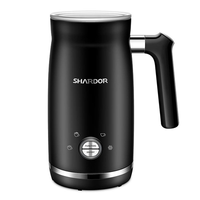 เครื่องตีฟองนมไฟฟ้า Espresso เครื่องอุ่นความร้อน Black Commercial Milk Steamer