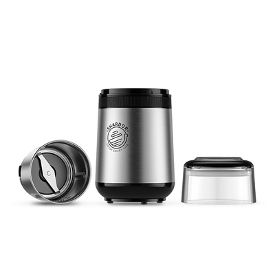เครื่องชงกาแฟอเนกประสงค์ 150W SS304 เครื่องบดกาแฟเสี้ยนแบบถอดได้