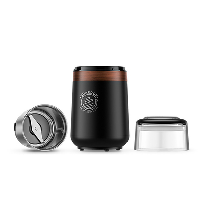 70dB Push Type เครื่องบดเมล็ดกาแฟแบบมืออาชีพ SS304 เครื่องชงกาแฟมัลติฟังก์ชั่น