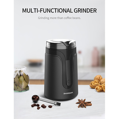 เครื่องบดเสี้ยนแบบพกพาขนาดเล็ก Shardor โรงสีไฟฟ้า Spice Black Multi-Functional