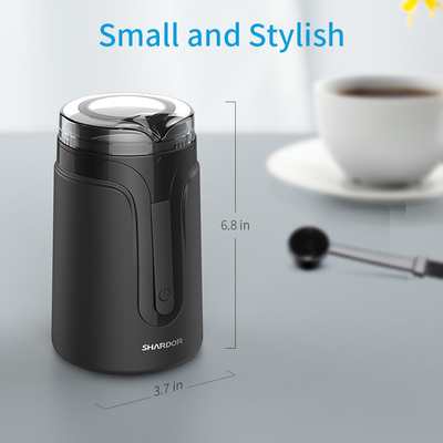 เครื่องชงกาแฟเอสเปรสโซอัตโนมัติขนาดเล็ก 40 กรัม, เครื่องบดกาแฟสีดำด้าน Spice Bean ขนาดเล็ก
