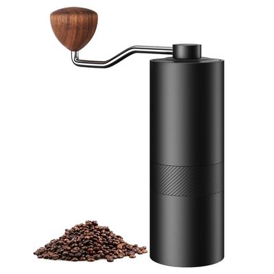 Burr เครื่องบดกาแฟขนาดเล็กแบบใช้มือถือขนาดเล็กอลูมิเนียมแบบพกพา CE