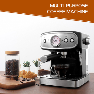 เครื่องชงกาแฟไฟฟ้าหนึ่งถ้วย 1500 มล. US120V ไฟฟ้า 15 บาร์เครื่องชงกาแฟคาปูชิโน่เอสเพรสโซ่