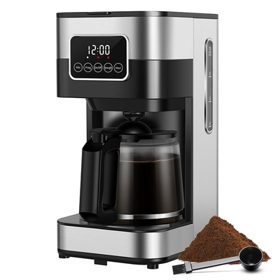 เครื่องชงกาแฟแบบหยดอัตโนมัติขนาด 1.5 ลิตรแบบตั้งโปรแกรมในครัวเรือน