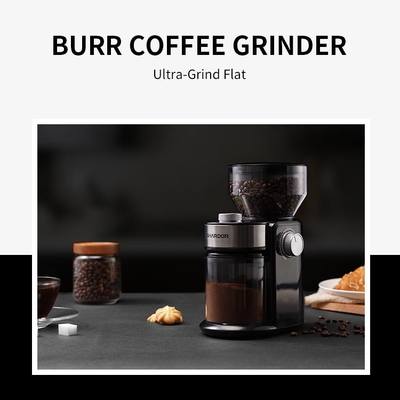 เครื่องบดกาแฟเสี้ยนแบนขนาดเล็ก 240g 16 การตั้งค่าเครื่องบดกาแฟเอสเพรสโซ่แบบกดฝรั่งเศส