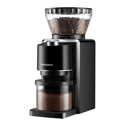 Ultra Fine Professional Conical Burr เครื่องบดกาแฟหยาบ 35 การตั้งค่าไฟ LED
