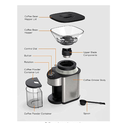 เครื่องชงกาแฟแบบหยดเอสเพรสโซ่อัตโนมัติ 200W SS304 การออกแบบใหม่ 19 การตั้งค่า