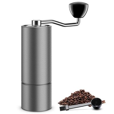Quiet Conical Burr เครื่องบดกาแฟแบบแมนนวลอลูมิเนียมอัลลอยด์สแตนเลส 25g พกพาได้อย่างง่ายดาย