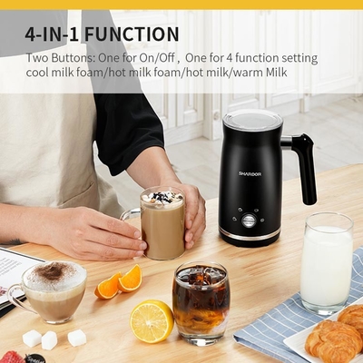เครื่องตีฟองนมไฟฟ้า Espresso เครื่องอุ่นความร้อน Black Commercial Milk Steamer
