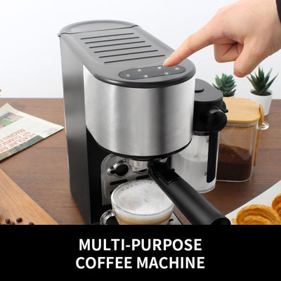 1450W Cappuccino Espresso Maker 240V 15 Bar Steam Compact Latte Machine