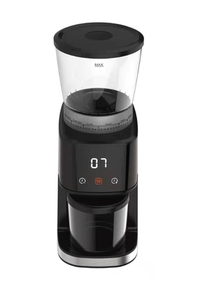 Black Homeuse Coffee Bean Burr Grinder ขนาดอนุภาคไฟฟ้า CE ETL CB