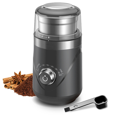 เครื่องบดเมล็ดกาแฟแบบกำหนดเองขนาดเล็กแบบหยาบหรือละเอียดแบบถอดได้ Electric Burr Mill