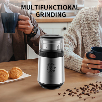 เครื่องชงกาแฟอเนกประสงค์ 150W SS304 เครื่องบดกาแฟเสี้ยนแบบถอดได้