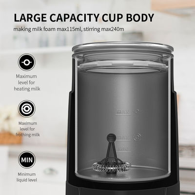 300ML 600W Espresso Milk Frother เครื่องตีฟองนมกาแฟไฟฟ้าอัตโนมัติ Frother CE