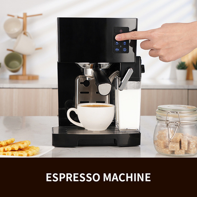 เครื่องชงกาแฟดิจิตอลมัลติฟังก์ชั่น เครื่องทำเอสเปรสโซสแตนเลสอัจฉริยะระดับมืออาชีพ