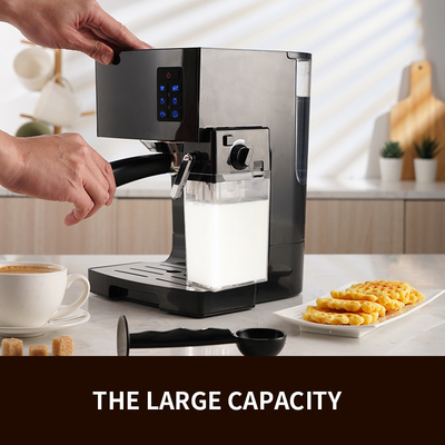 เครื่องชงกาแฟดิจิตอลมัลติฟังก์ชั่น เครื่องทำเอสเปรสโซสแตนเลสอัจฉริยะระดับมืออาชีพ