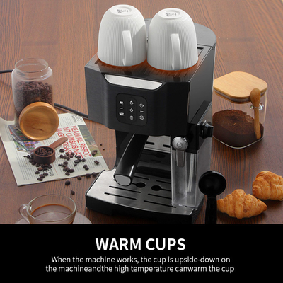 เครื่องชงกาแฟเอสเพรสโซ่พร้อมถังตีฟองนมสแตนเลส