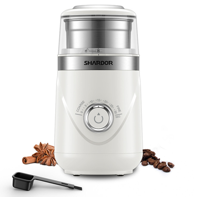 เครื่องบดเมล็ดกาแฟไฟฟ้า 150W SS304 70g เครื่องบดเอสเพรสโซ่อัตโนมัติ
