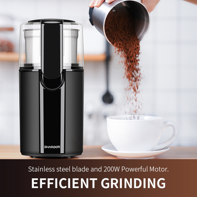 เครื่องบดเครื่องเทศไฟฟ้าแบบหลายการตั้งค่า Burr Mill เครื่องบดกาแฟพร้อม 2 ถ้วย