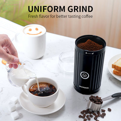 เครื่องบดเมล็ดกาแฟแบบใช้แบตเตอรี่แบบพกพา 200W เครื่องชงกาแฟเอสเปรสโซแบบบดด้วยตนเอง